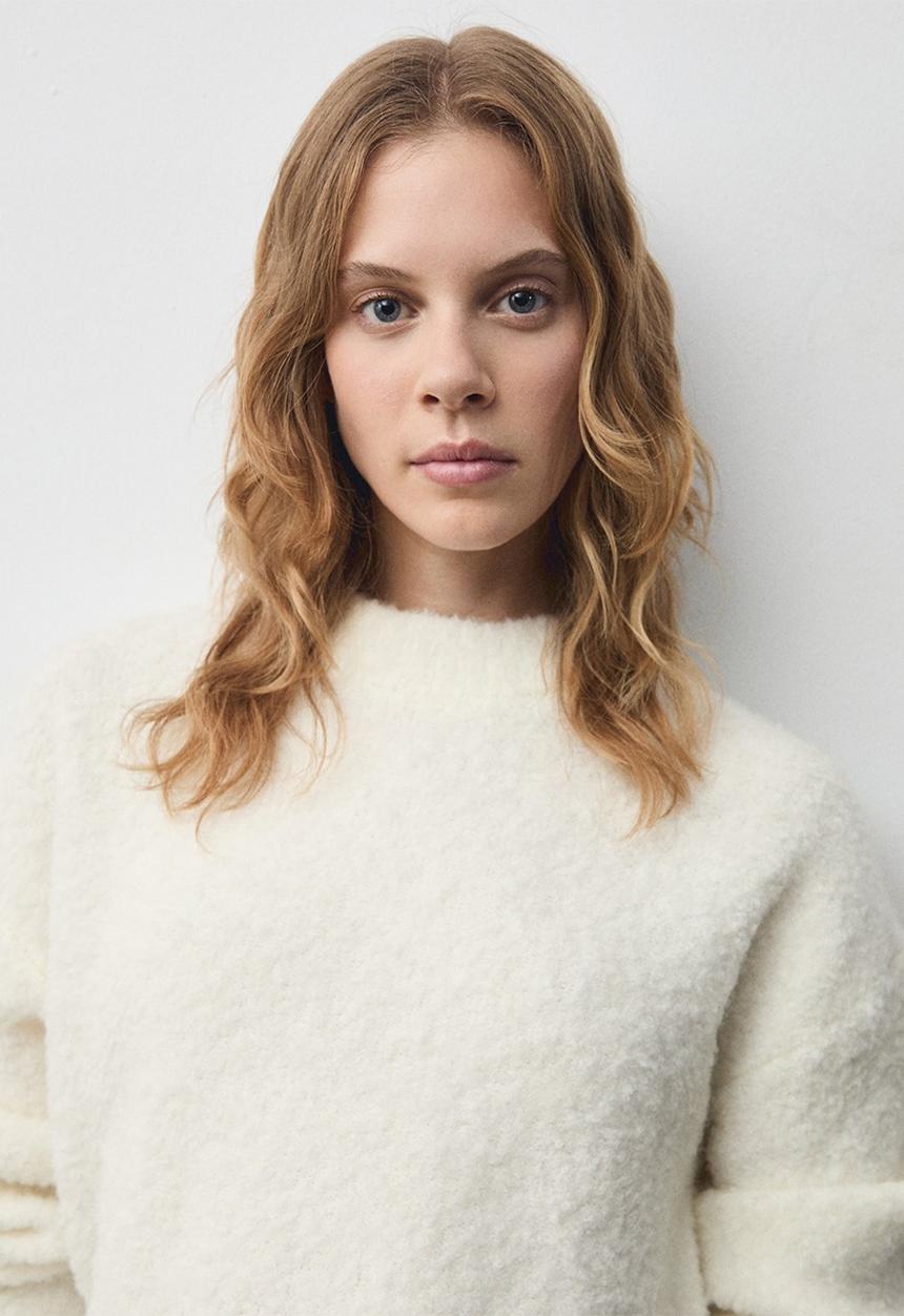 MANGO - Sweater Pumi - Light Beige