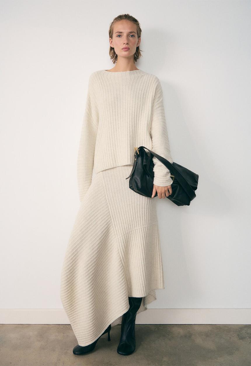 MANGO - Sweater Granado - Light Beige