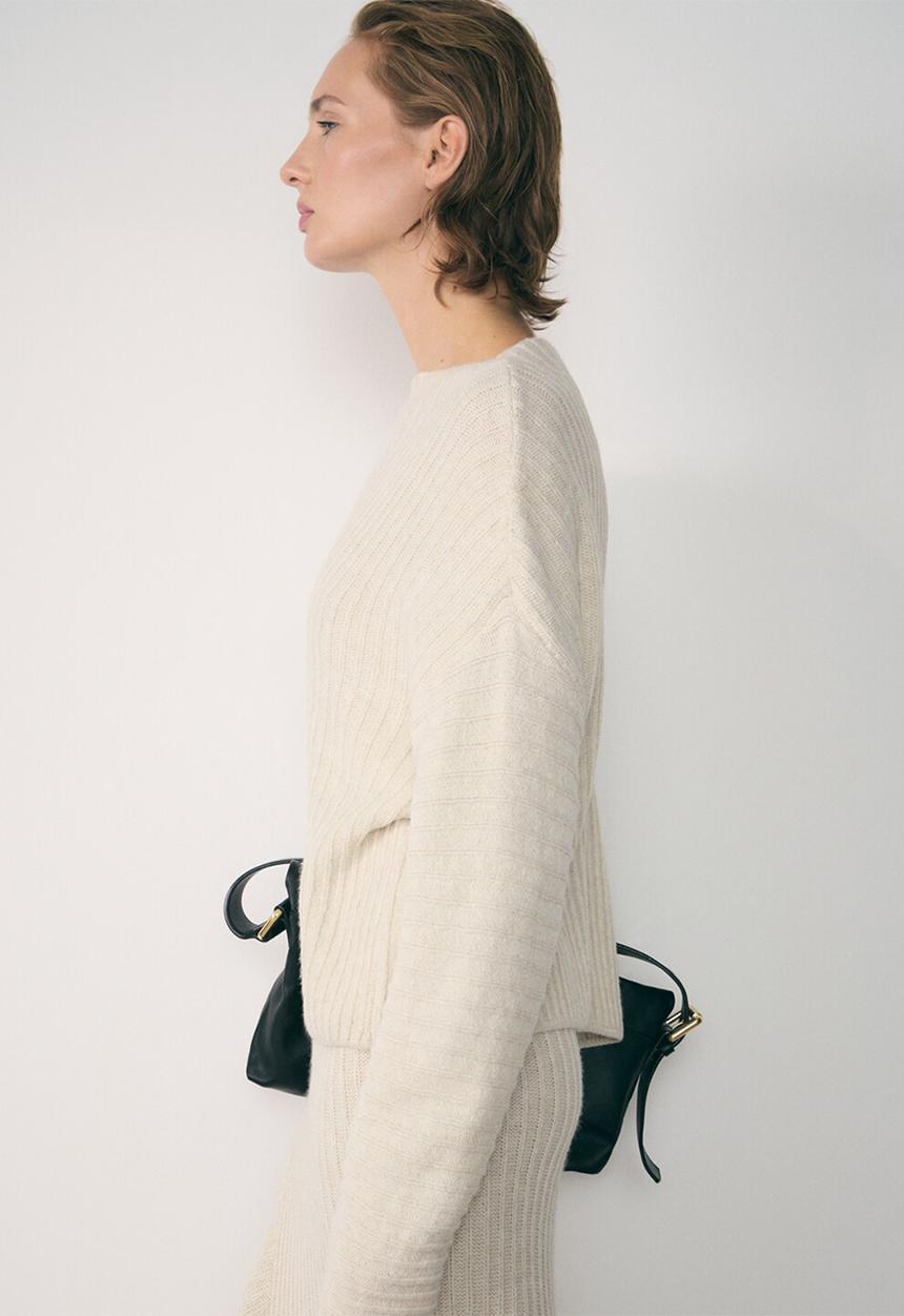 MANGO - Sweater Granado - Light Beige