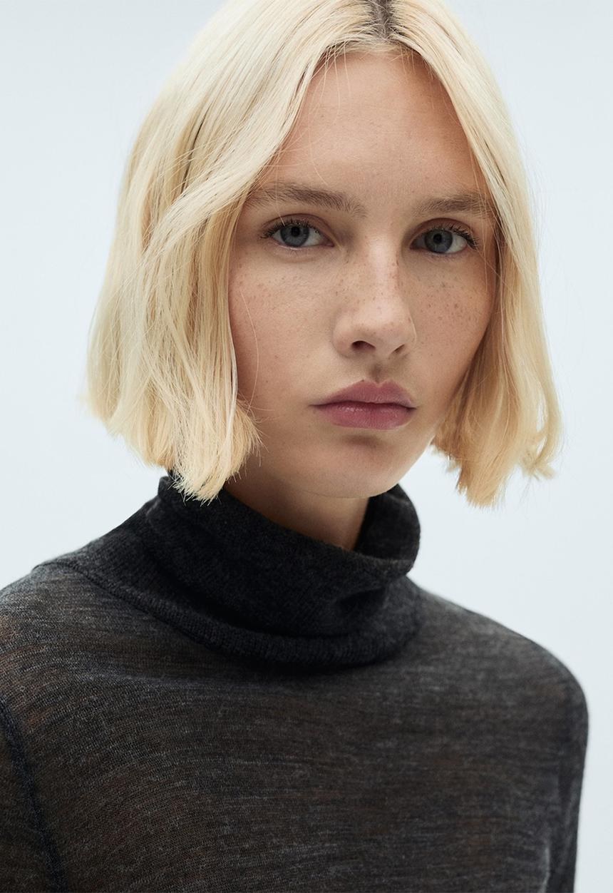 MANGO - Sweater rolling - dark grey
