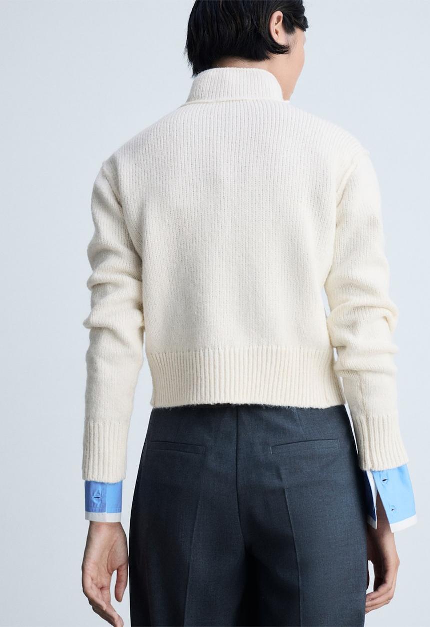 MANGO - Sweater Merce - Light Beige