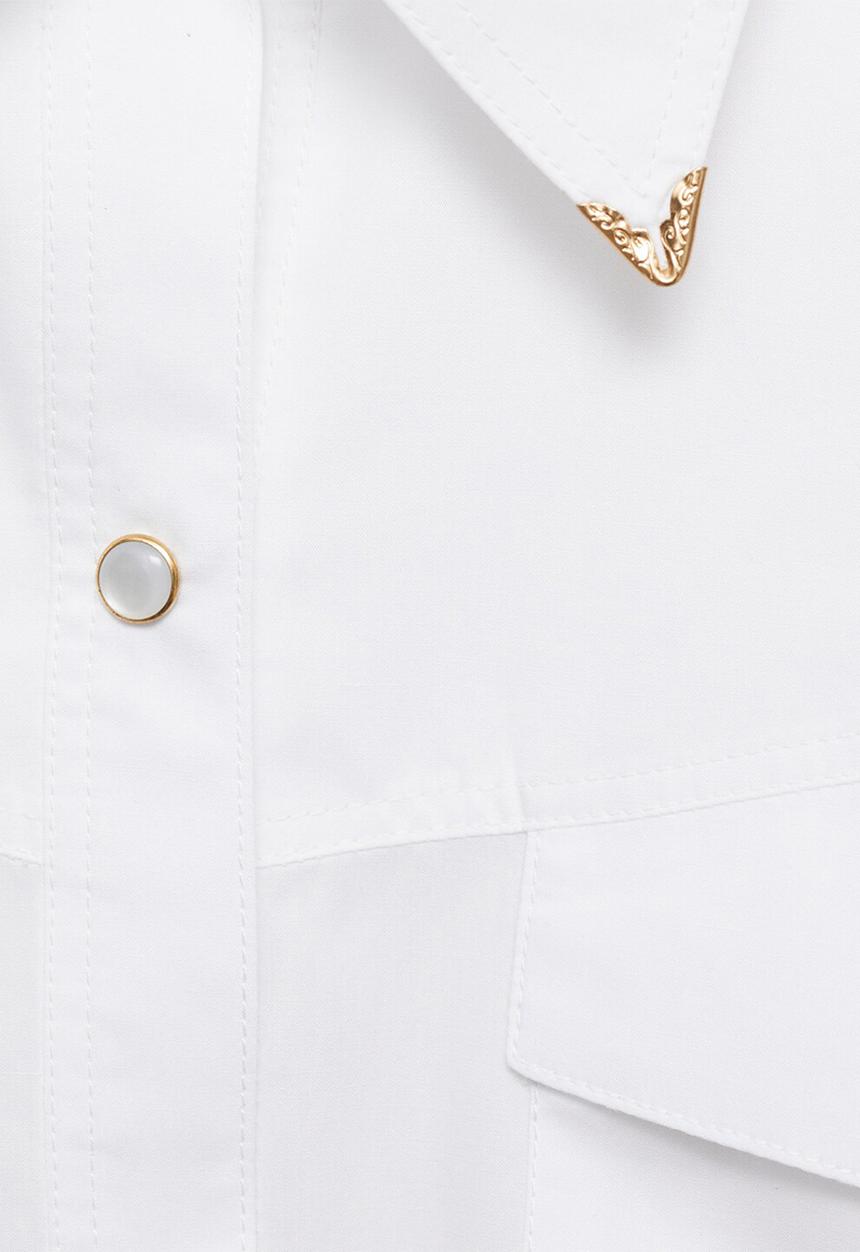 MANGO - Shirt Californ - Natural