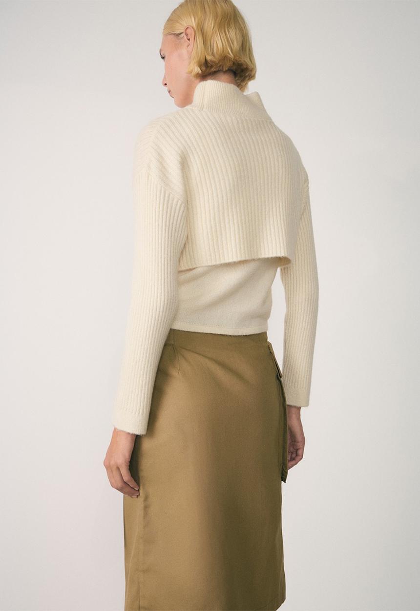 MANGO - Sweater maxim - light beige