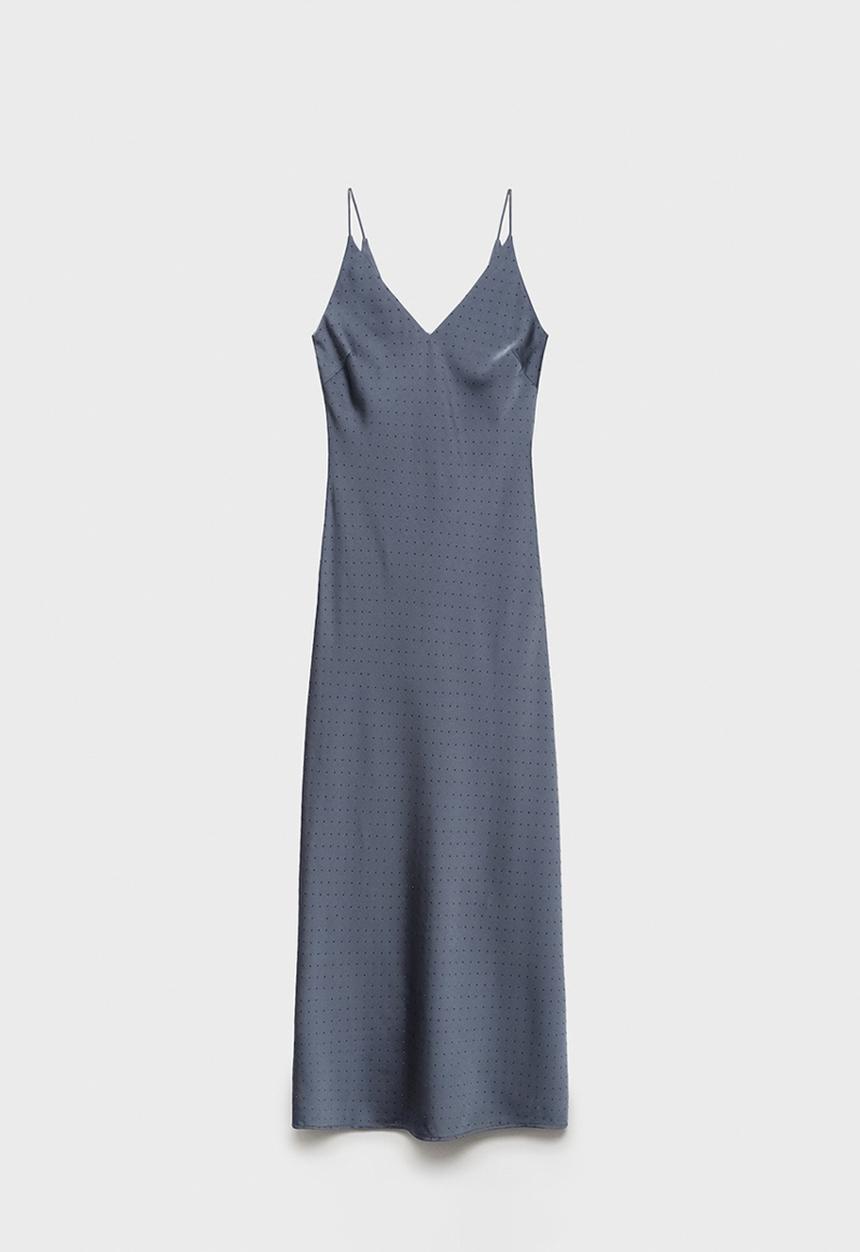 MANGO - Dress Cross - Open Grey