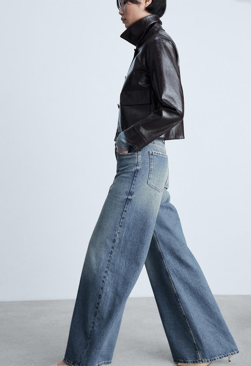 MANGO - Jeans Olivia - Open Blue