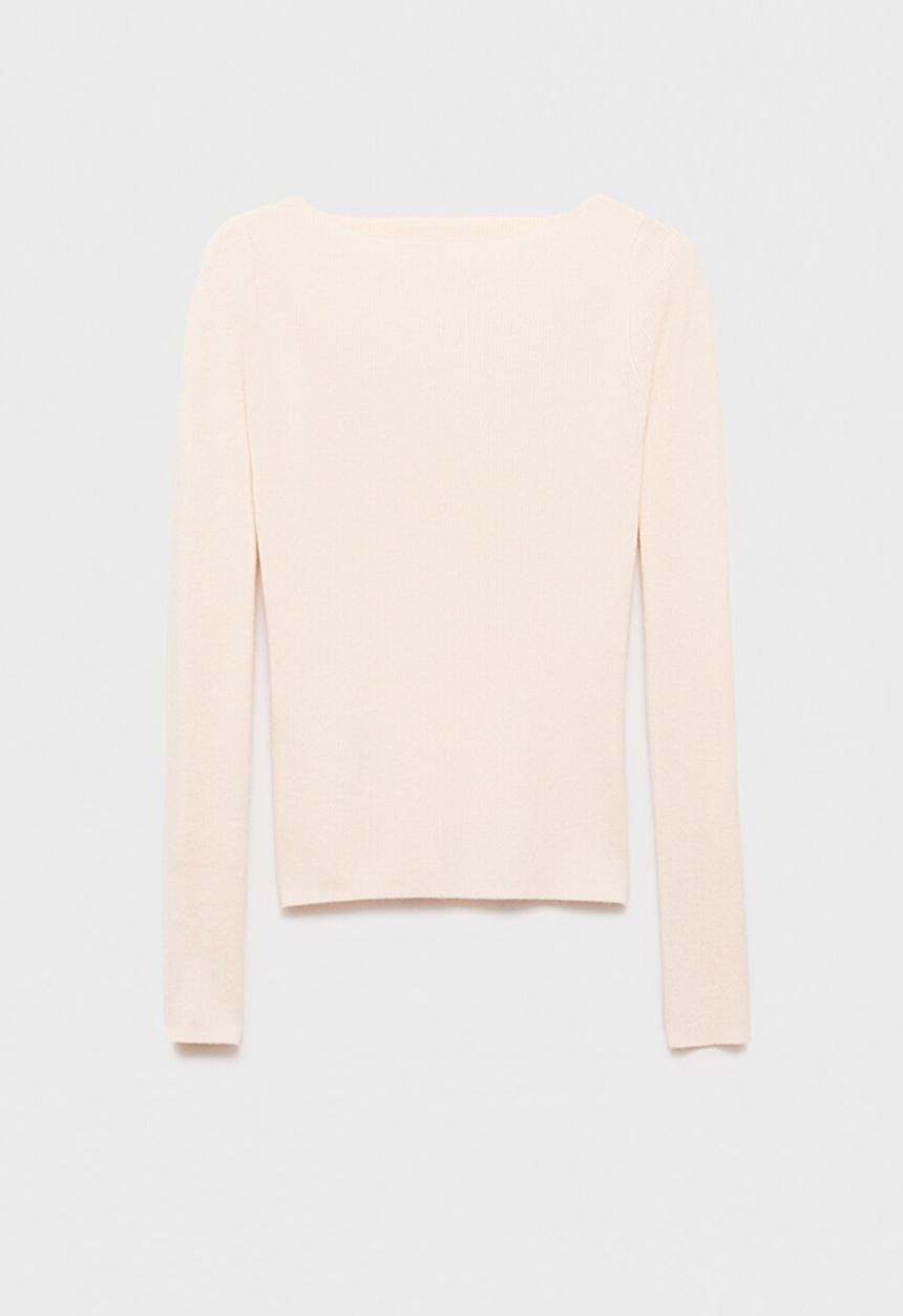 MANGO - Sweater Yate - Light Beige