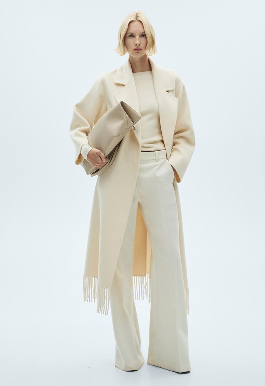 MANGO - Sweater Yate - Light Beige