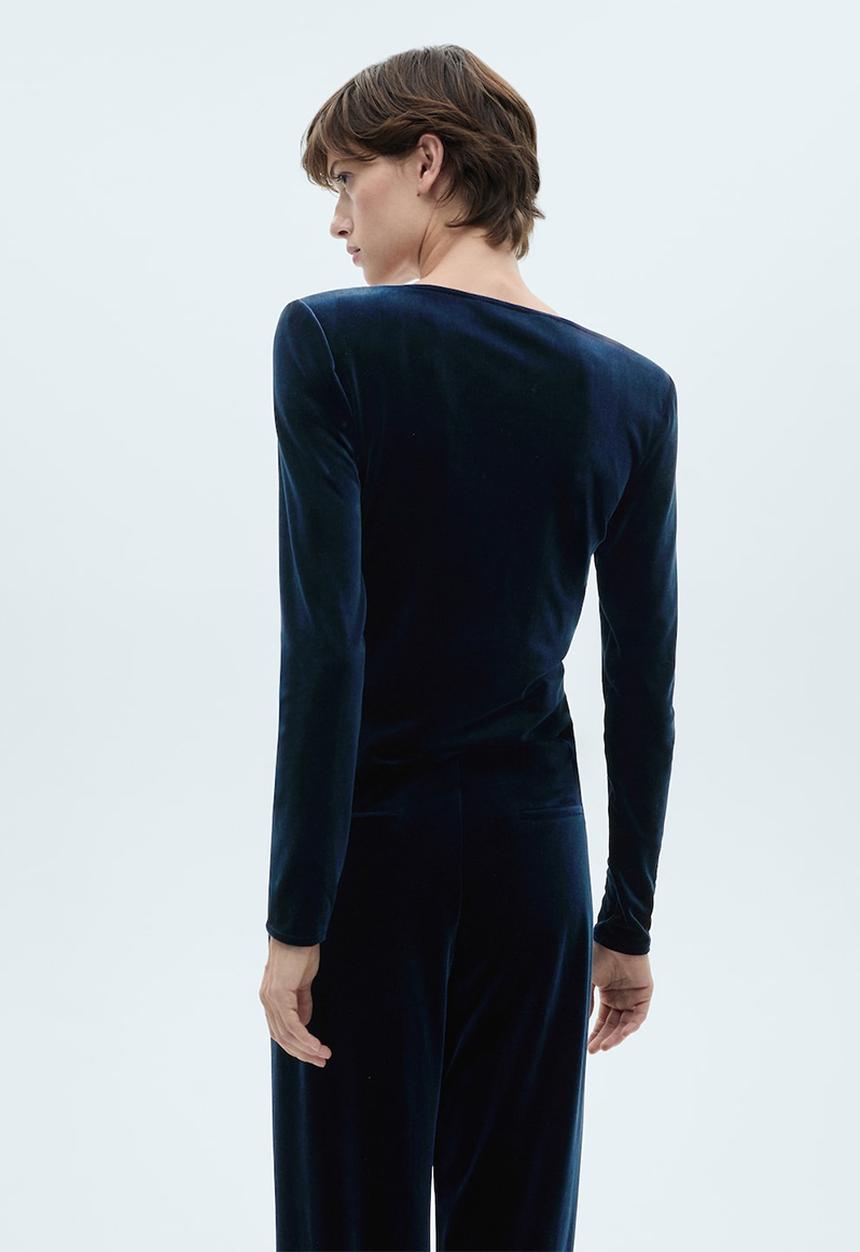 MANGO - T-Shirt Xsouffle - Dark Blue