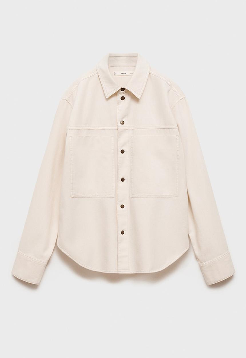 MANGO - Shirt Rock - Light Beige