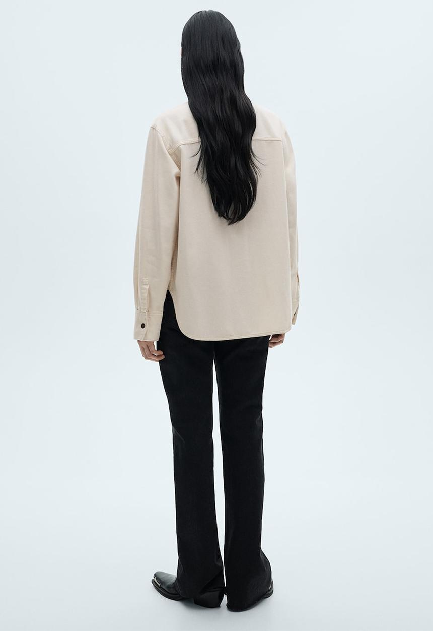 MANGO - Shirt Rock - Light Beige