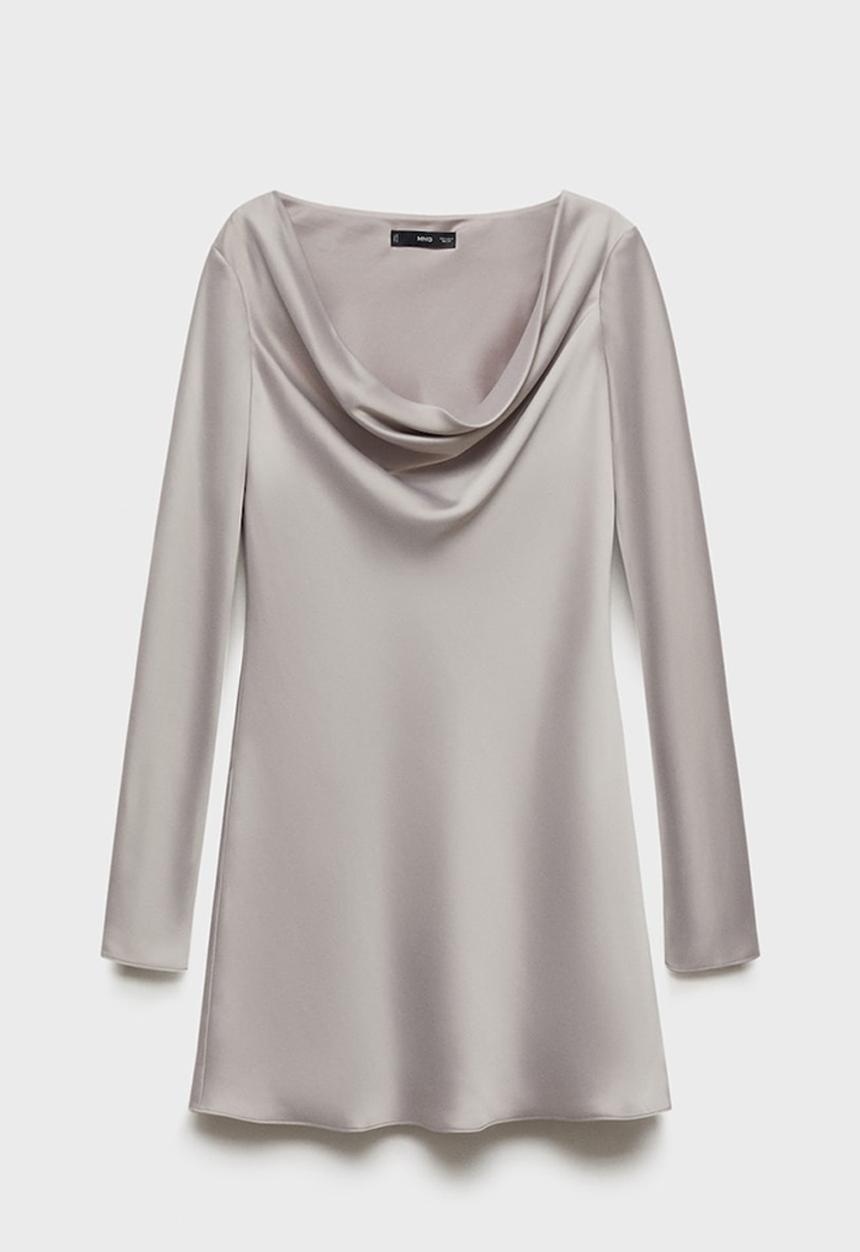 MANGO - Dress Galy - Silver