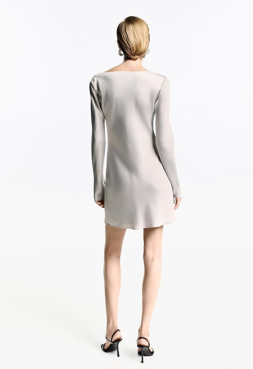 MANGO - Dress Galy - Silver