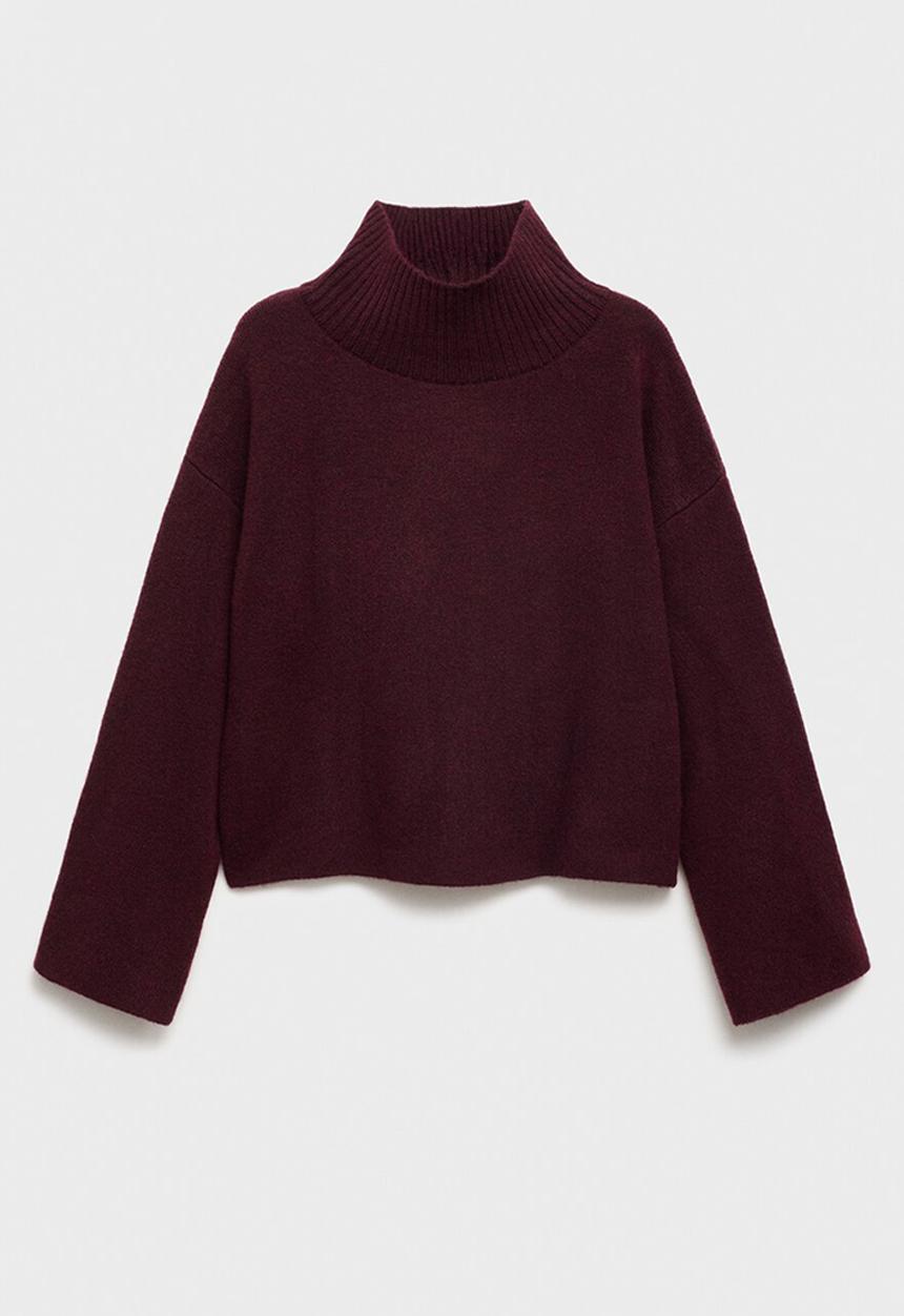 MANGO - Sweater Arandano - Dark Red