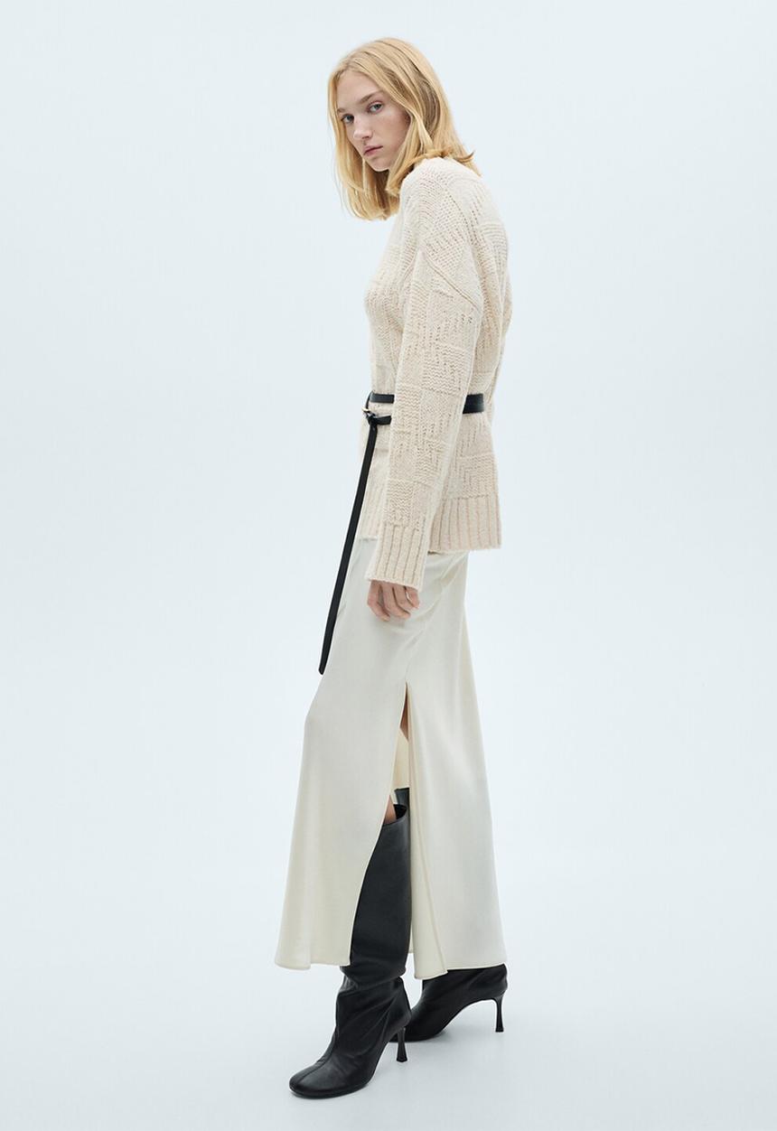 MANGO - Sweater Aleyna - Light Beige