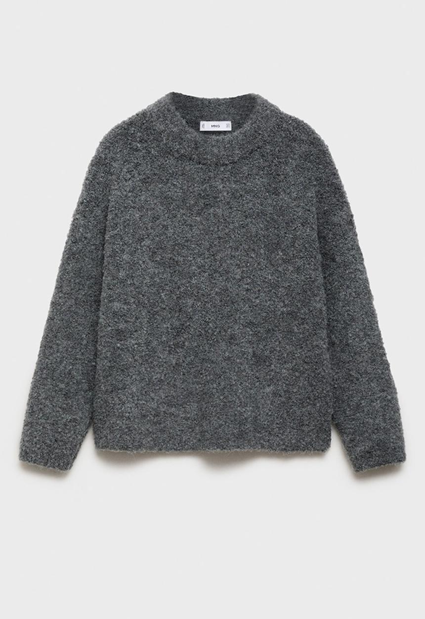 MANGO - Sweater pumi - charcoal