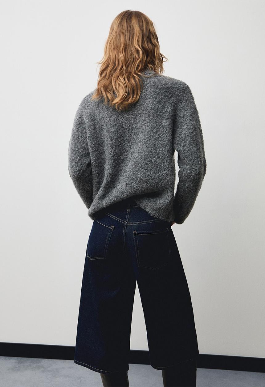 MANGO - Sweater pumi - charcoal