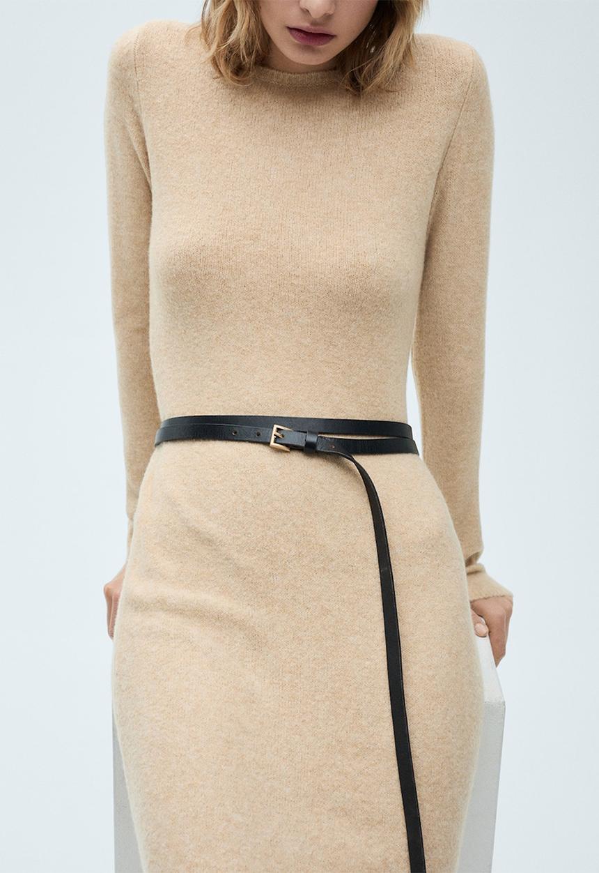MANGO - Dress Seeds - Medium Brown
