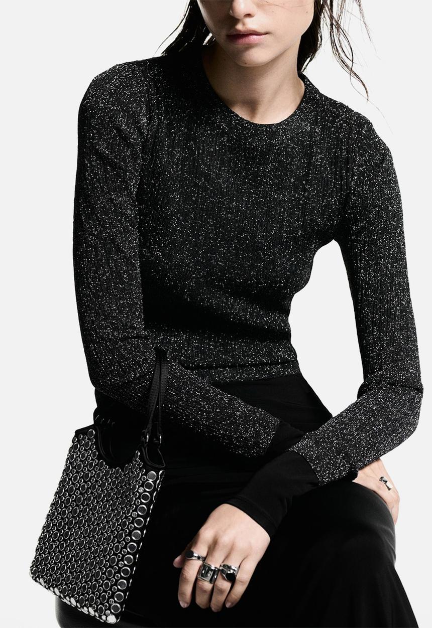 MANGO - Sweater Tung - Black