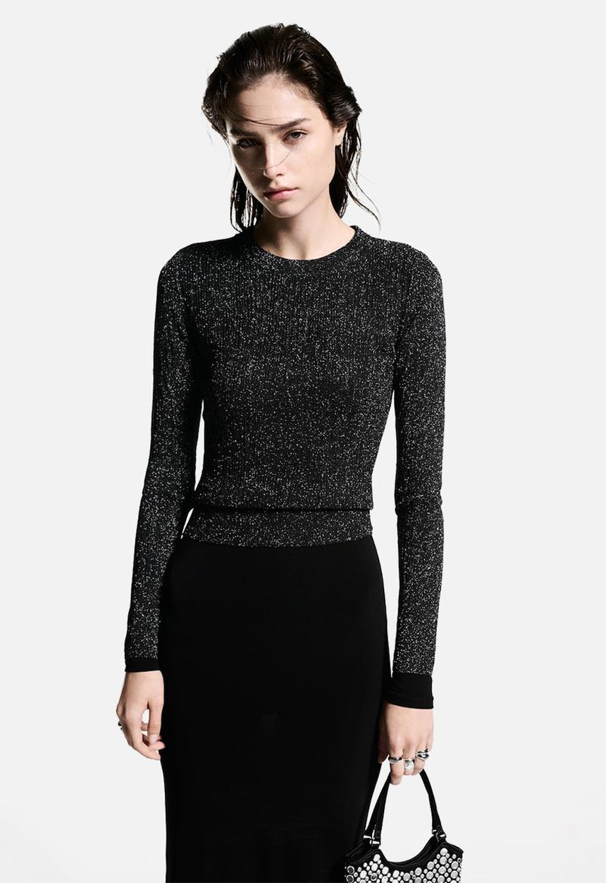 MANGO - Sweater Tung - Black