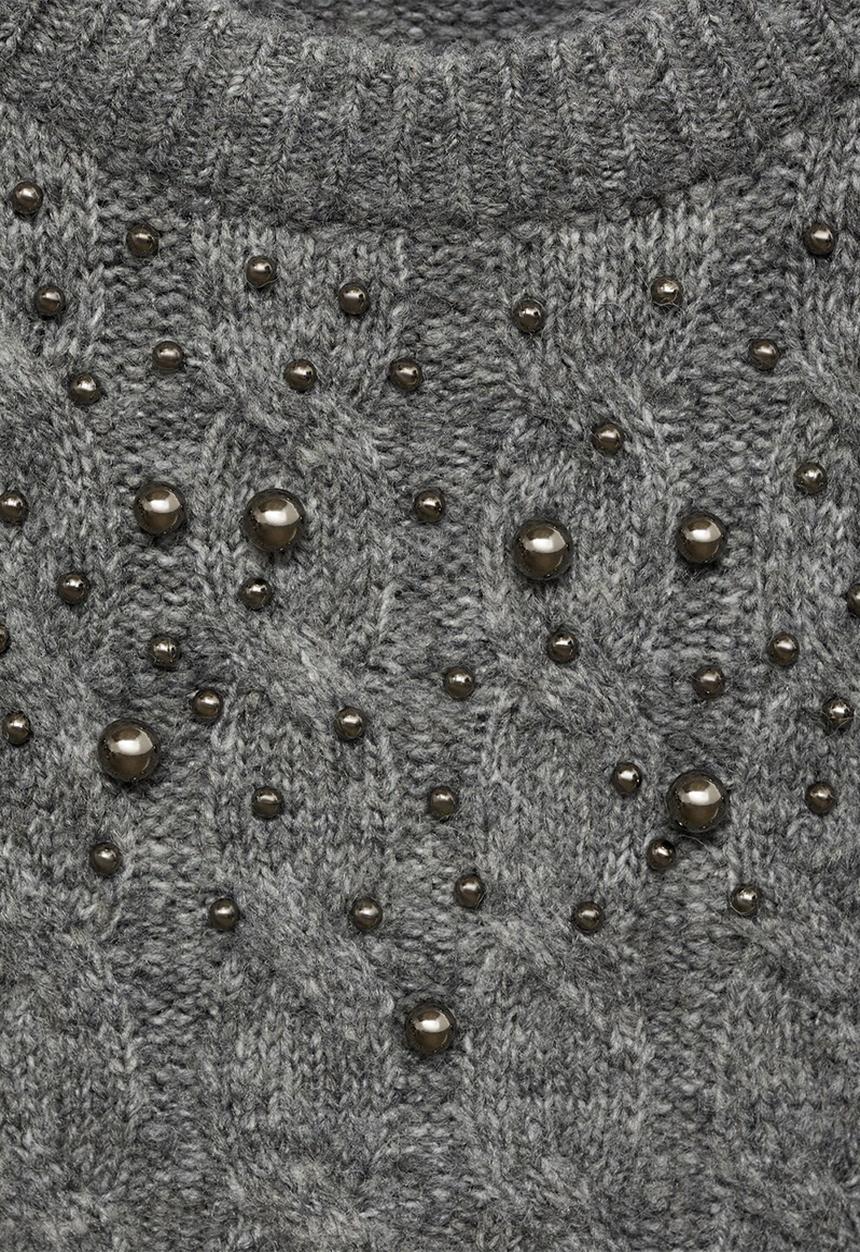 MANGO - Plus Sweater Boule - Gray