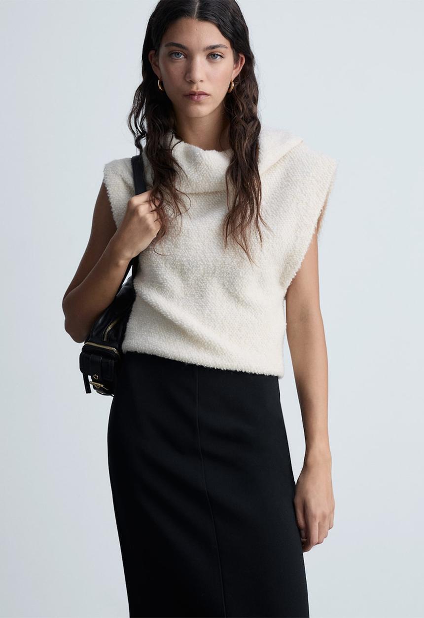 MANGO - Skirt Gala - Black
