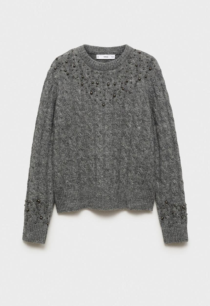 MANGO - Sweater Boule - Gray