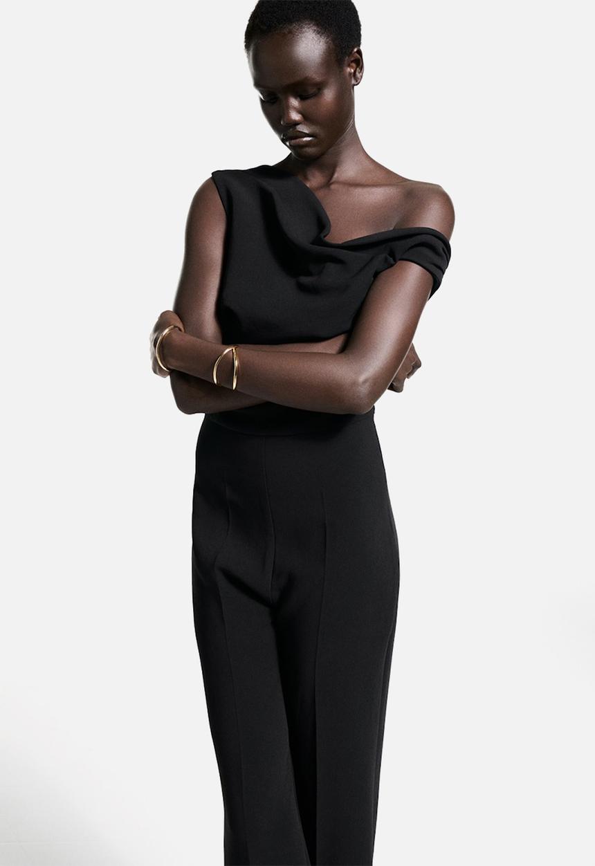 MANGO - Jumpsuit Yhey - Black