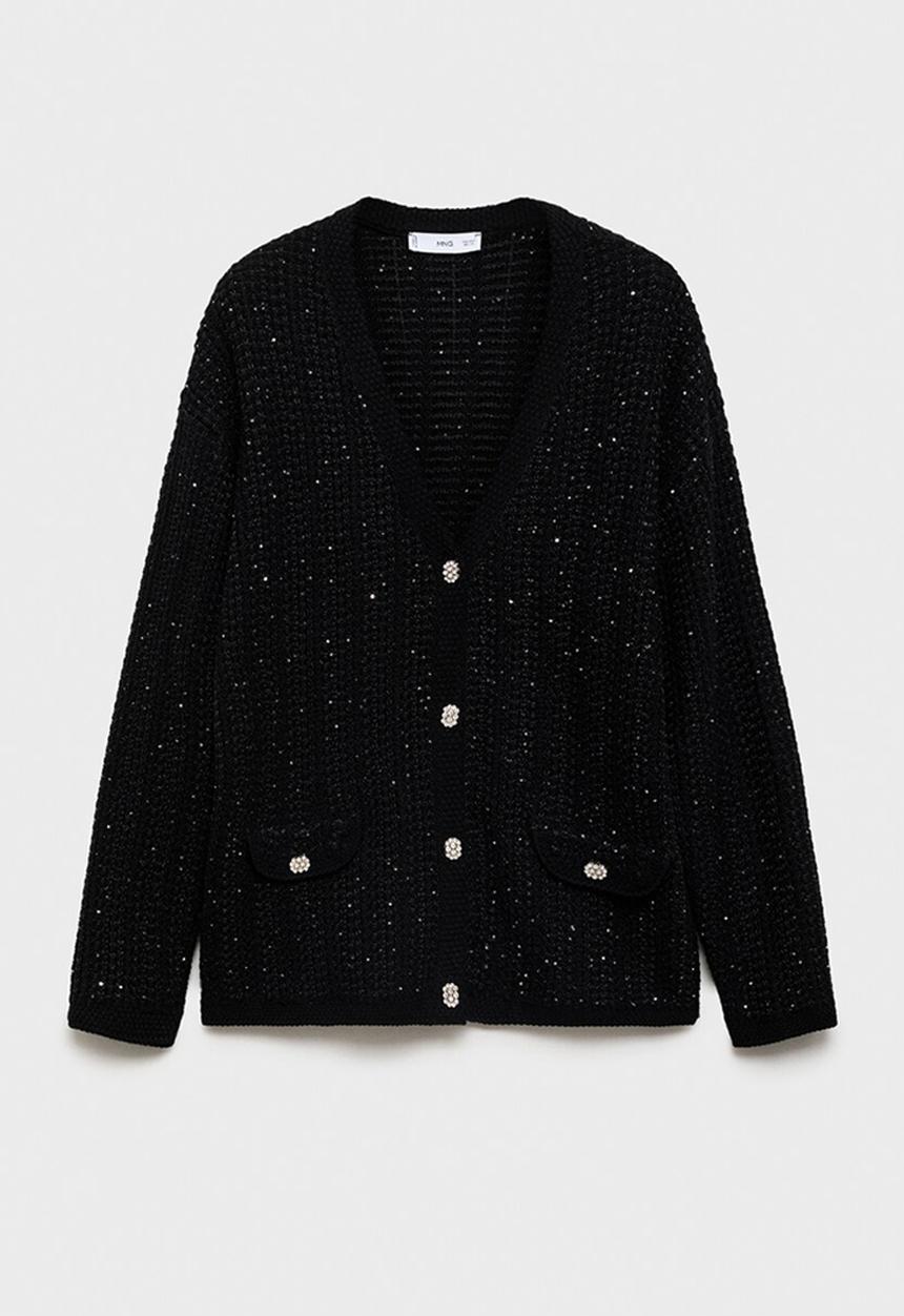 MANGO - Cardigan Concorde - Black