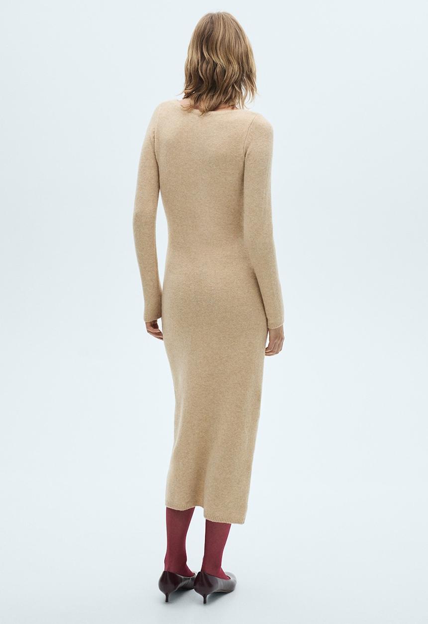 MANGO - Dress Seeds - Medium Brown