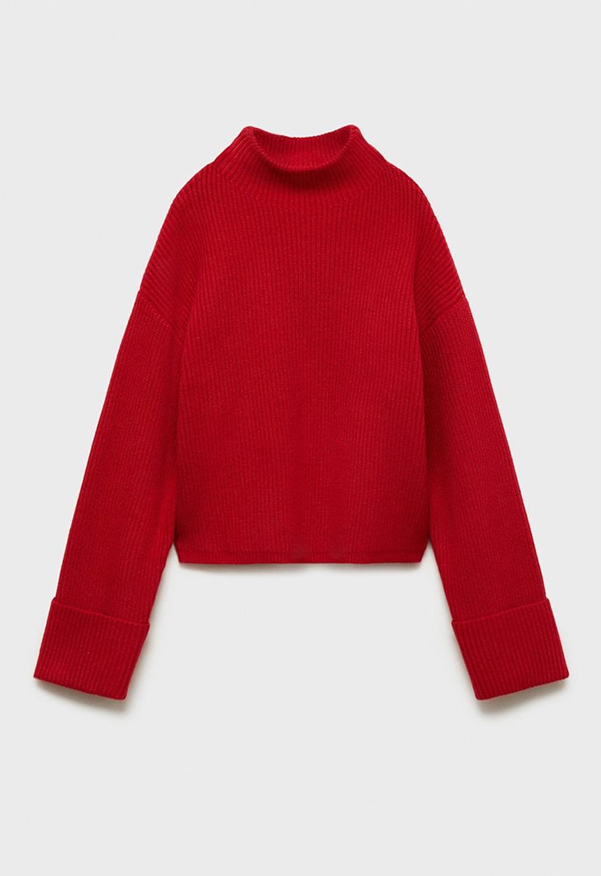 MANGO - Sweater Botonet - Red