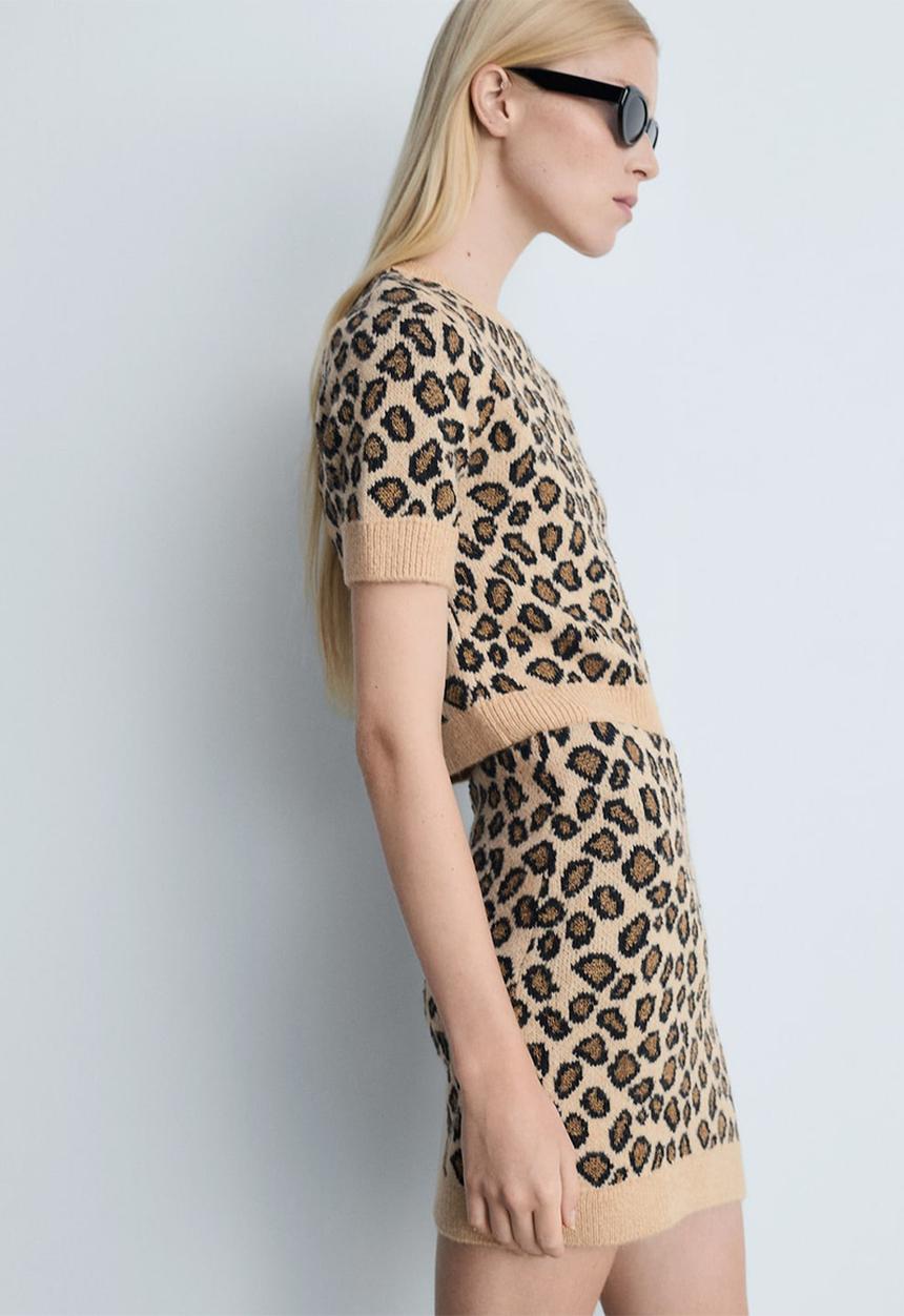 MANGO - Skirt Synn - Brown