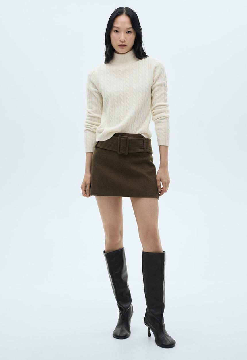 MANGO - Sweater Seedsper - Light Beige