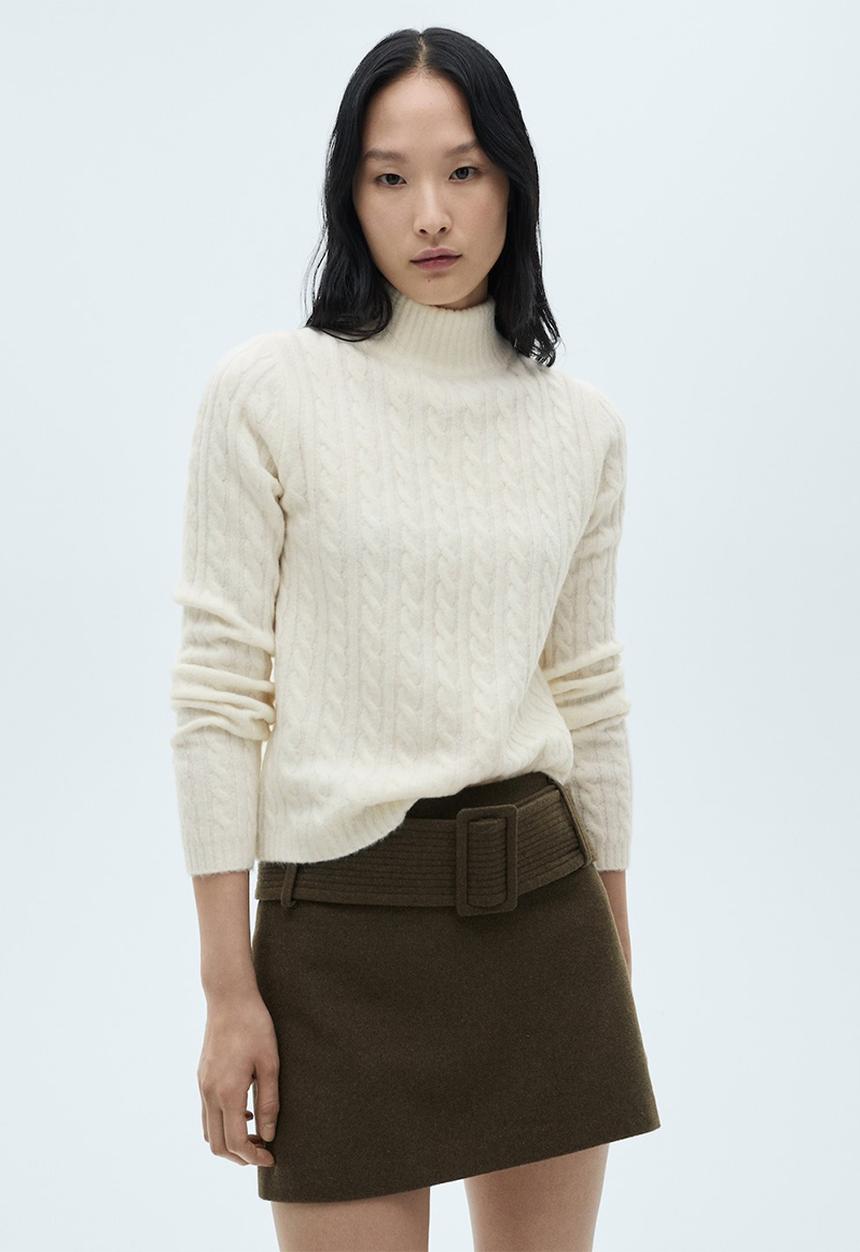 MANGO - Sweater Seedsper - Light Beige