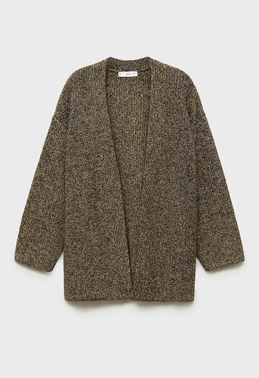 MANGO - Cardigan Abraham - Green