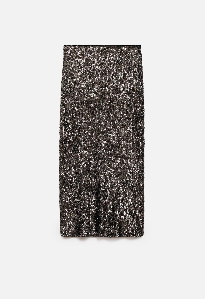 MANGO - Skirt Xjavi - Charcoal