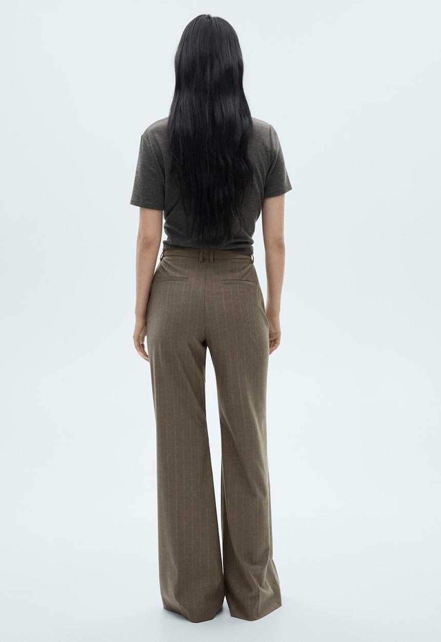 MANGO - Trousers Irish -  Light Beige
