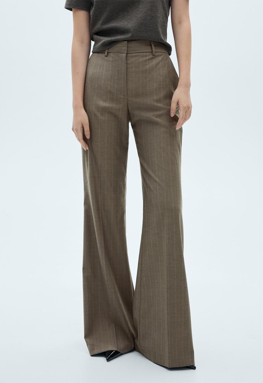 MANGO - Trousers Irish -  Light Beige