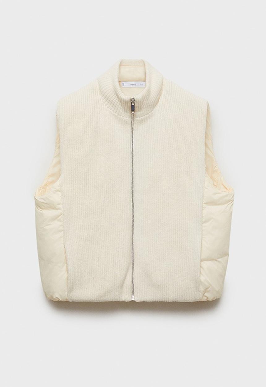 MANGO - Vest Yaya - Light Beige