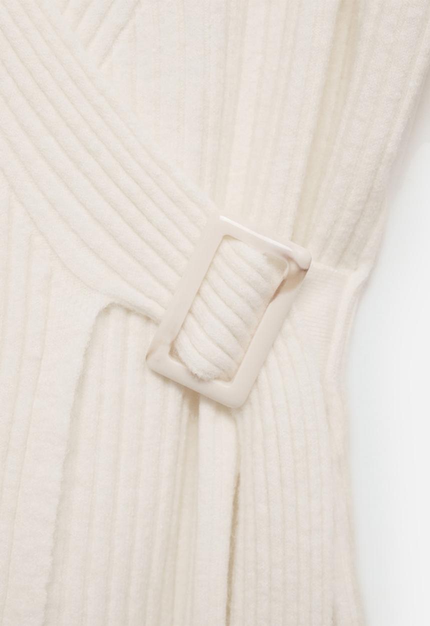 MANGO - Plus Cardigan Oleg - Light Beige