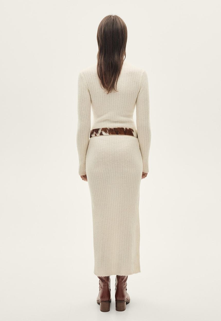 MANGO - Dress Garrigo - Light Beige