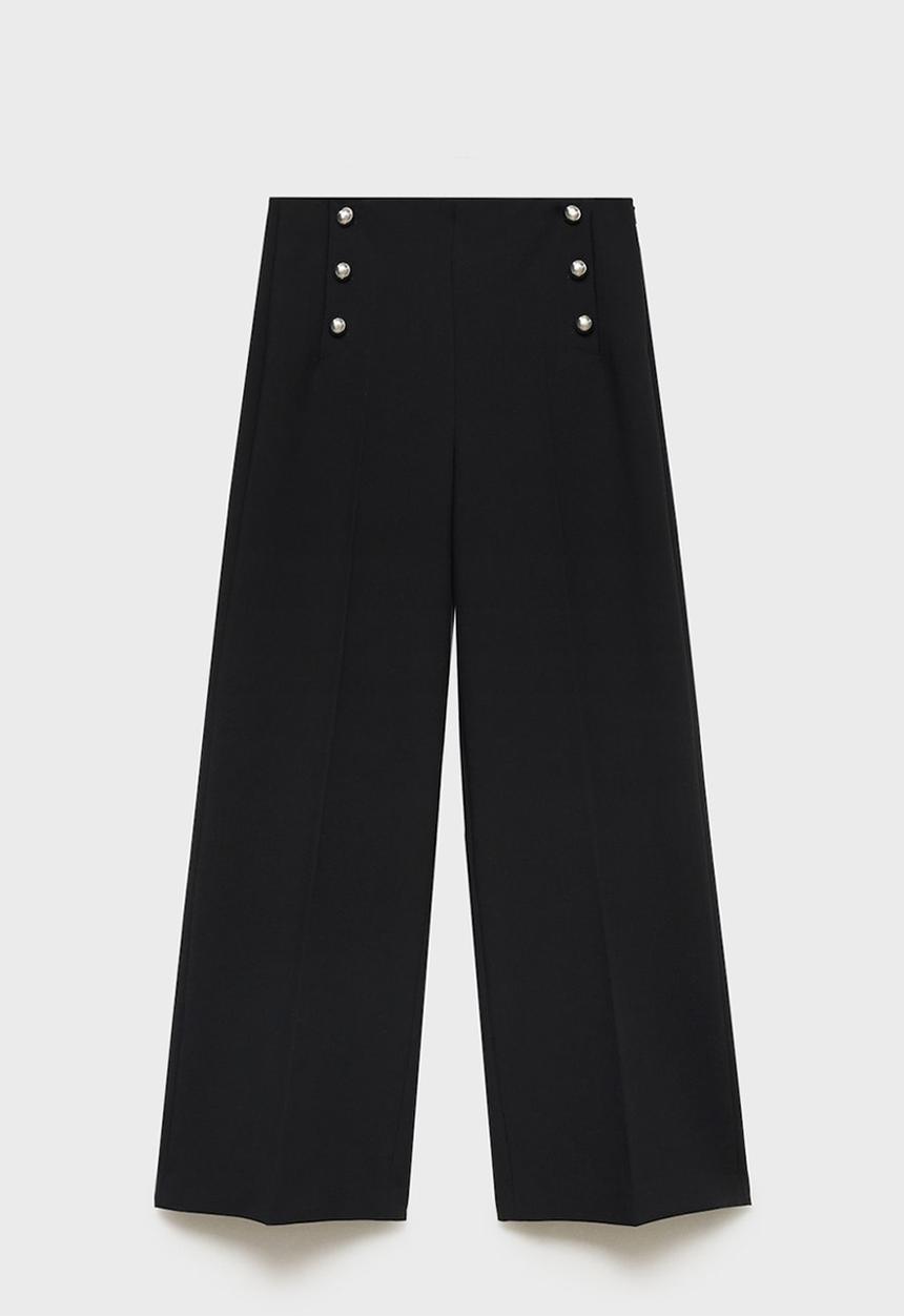 MANGO - Trousers Baguette - Black