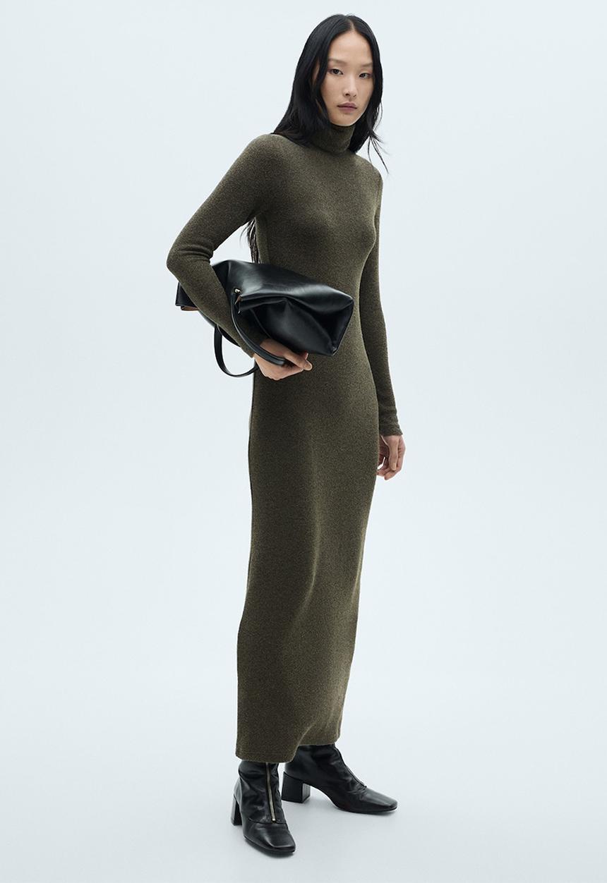 MANGO - Dress Rio - Green