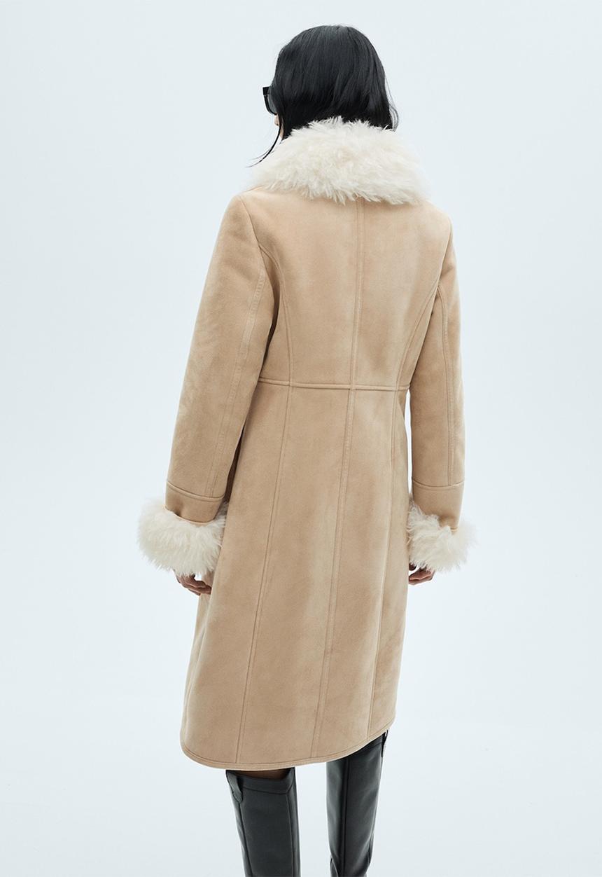 MANGO - Coat Penylane -  Light Beige