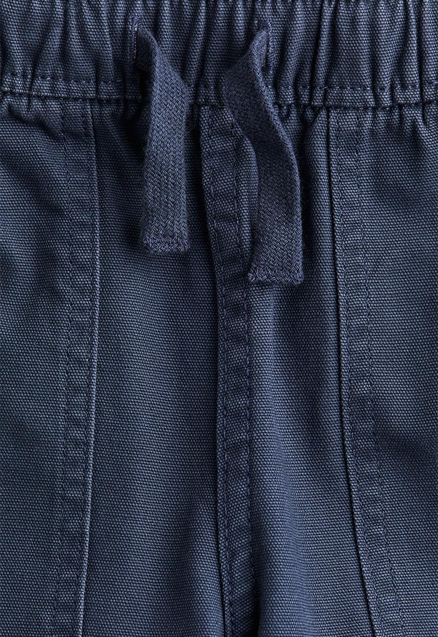 H&M - Cotton canvas joggers - dark blue