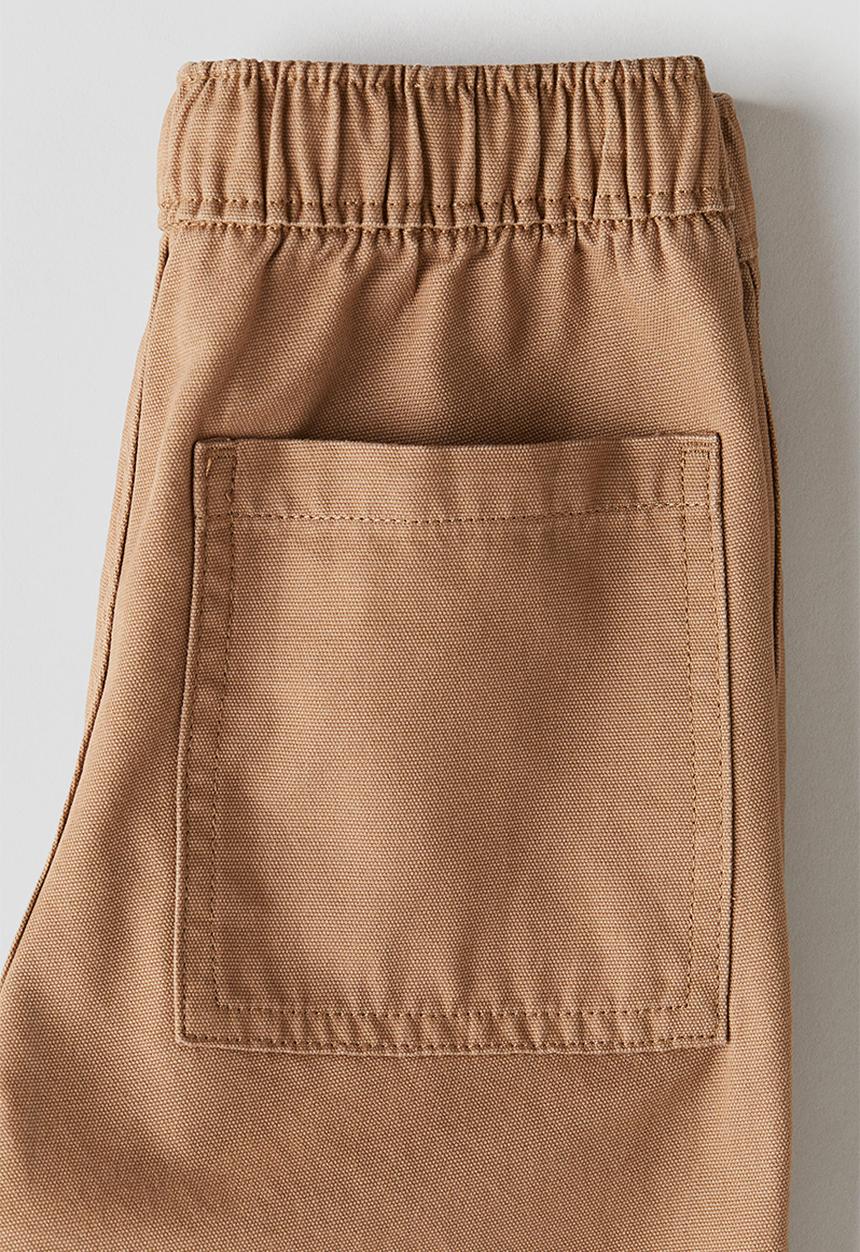 H&M - Cotton canvas joggers - beige