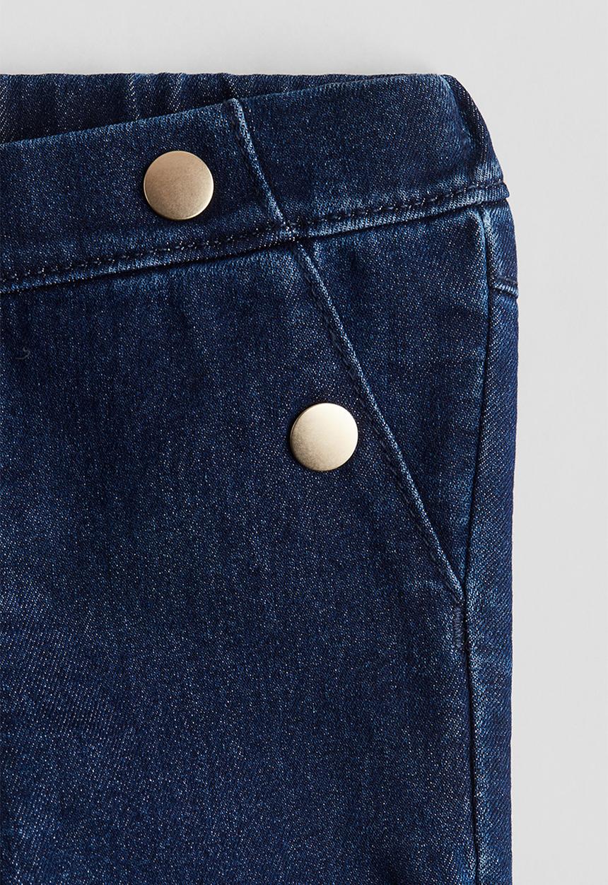 H&M - Superstretch flared leg jeans - dark denim blue