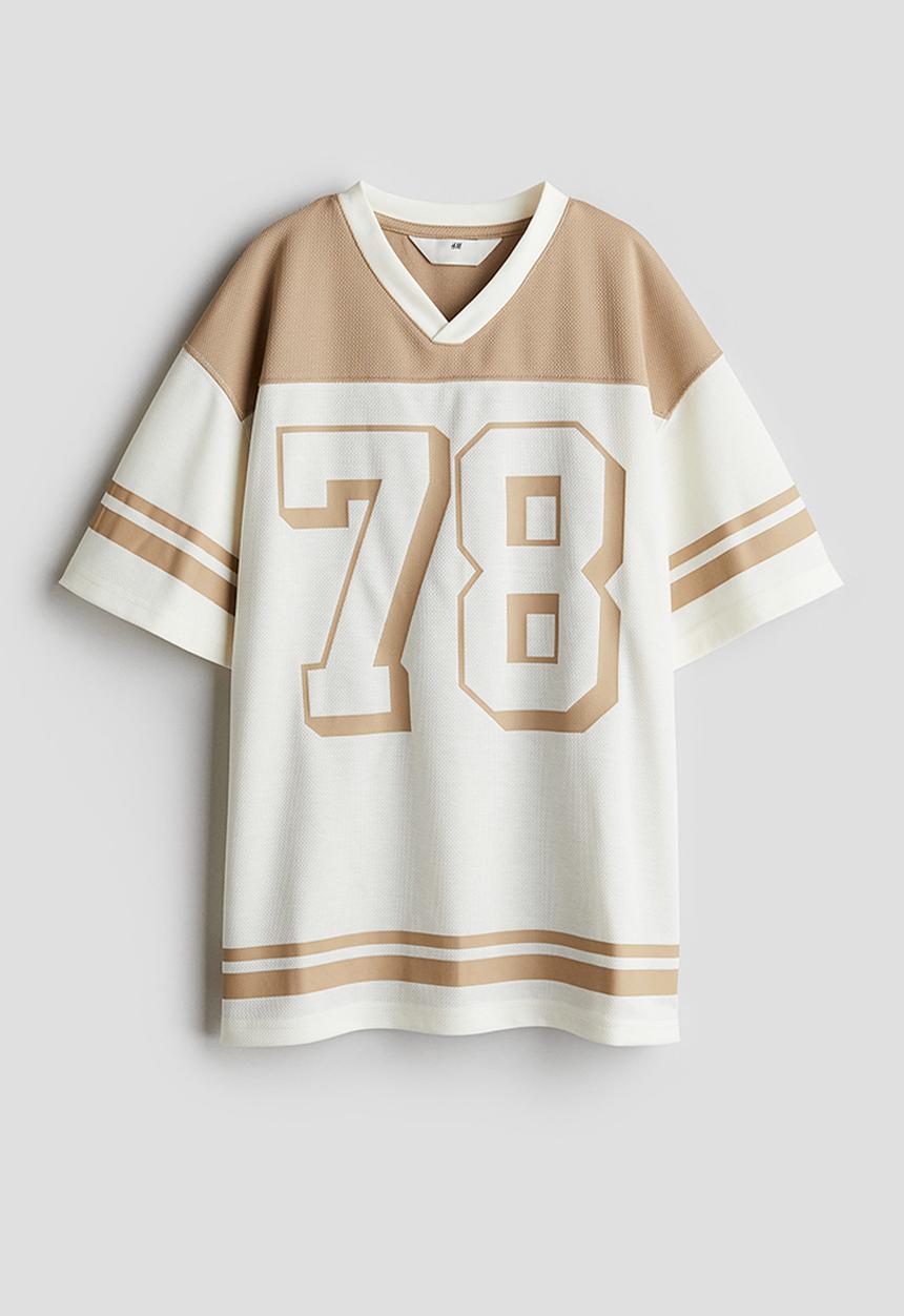 H&M - Printed hockey t-shirt - beige