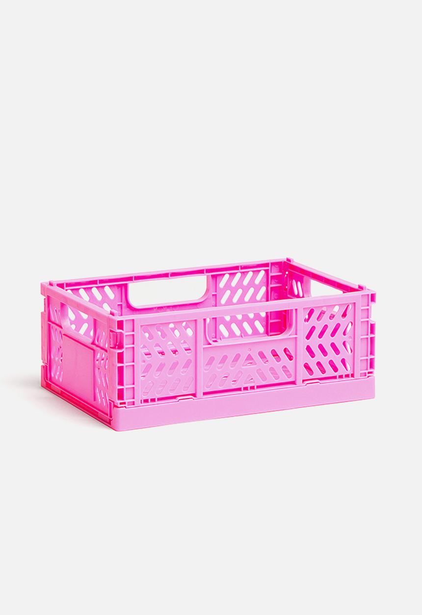 H&M - Foldable storage crate - pink