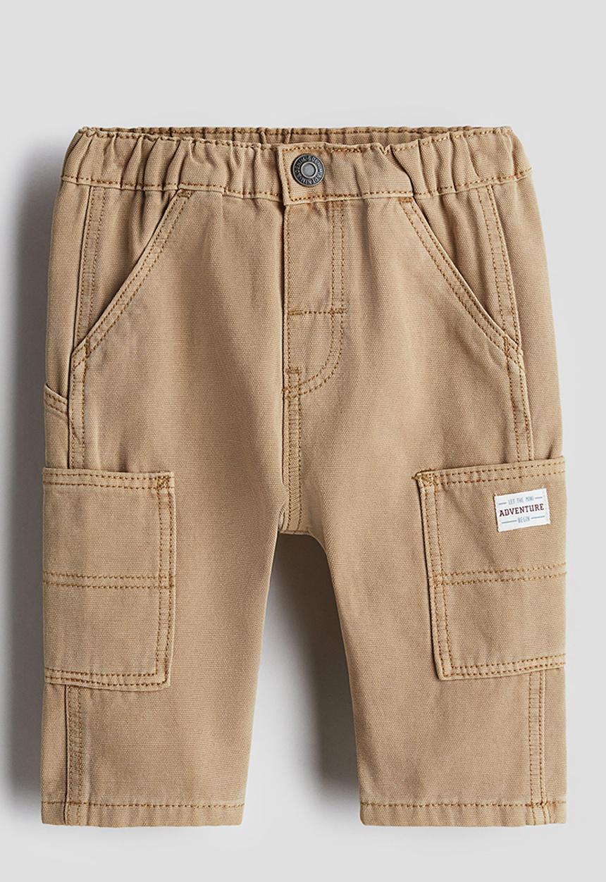 H&M - Patch pocket jeans - beige