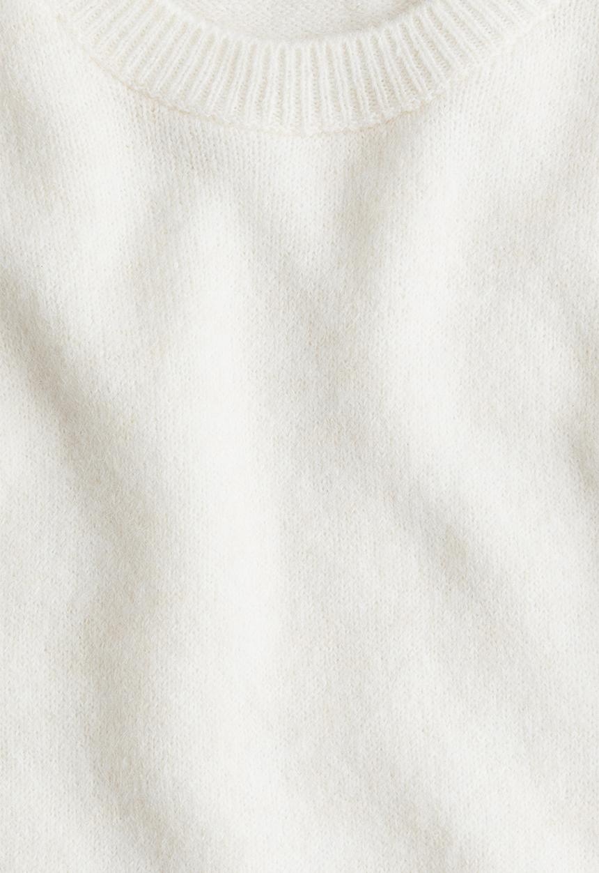 H&M - Knitted T-shirt - white